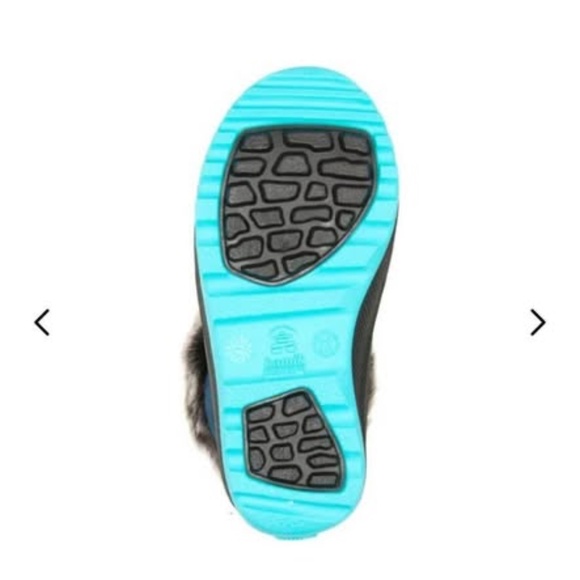 BRAND NEW girl youth mismatched sizes kamik snow winter boots size R 1Y / L 2Y - Picture 4 of 5